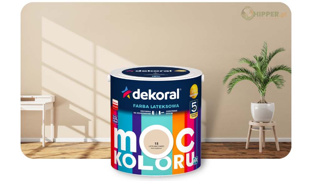 5 DEKORAL MOC KOLORU LATTE MACCHIATO 2,5 L